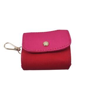 Kate Spade Dog Poop Sack Holder, Pink and Red